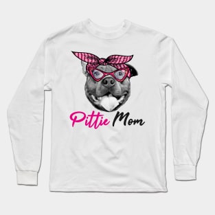 Pittie Mom Long Sleeve T-Shirt